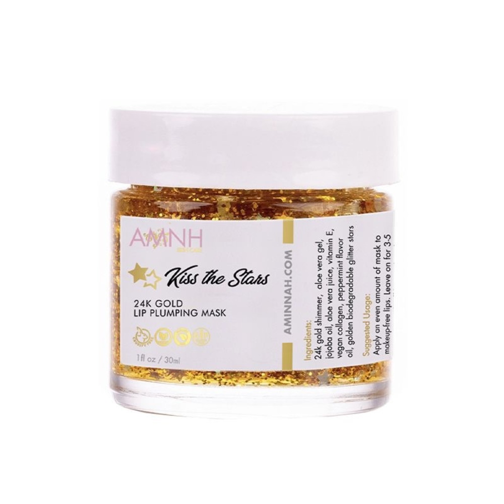 Lip Plumping Mask - Kiss the stars 24k Gold NEW